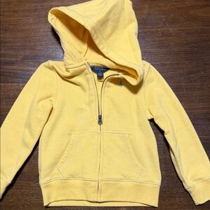 Ralph Lauren Yellow Kids Hoodie